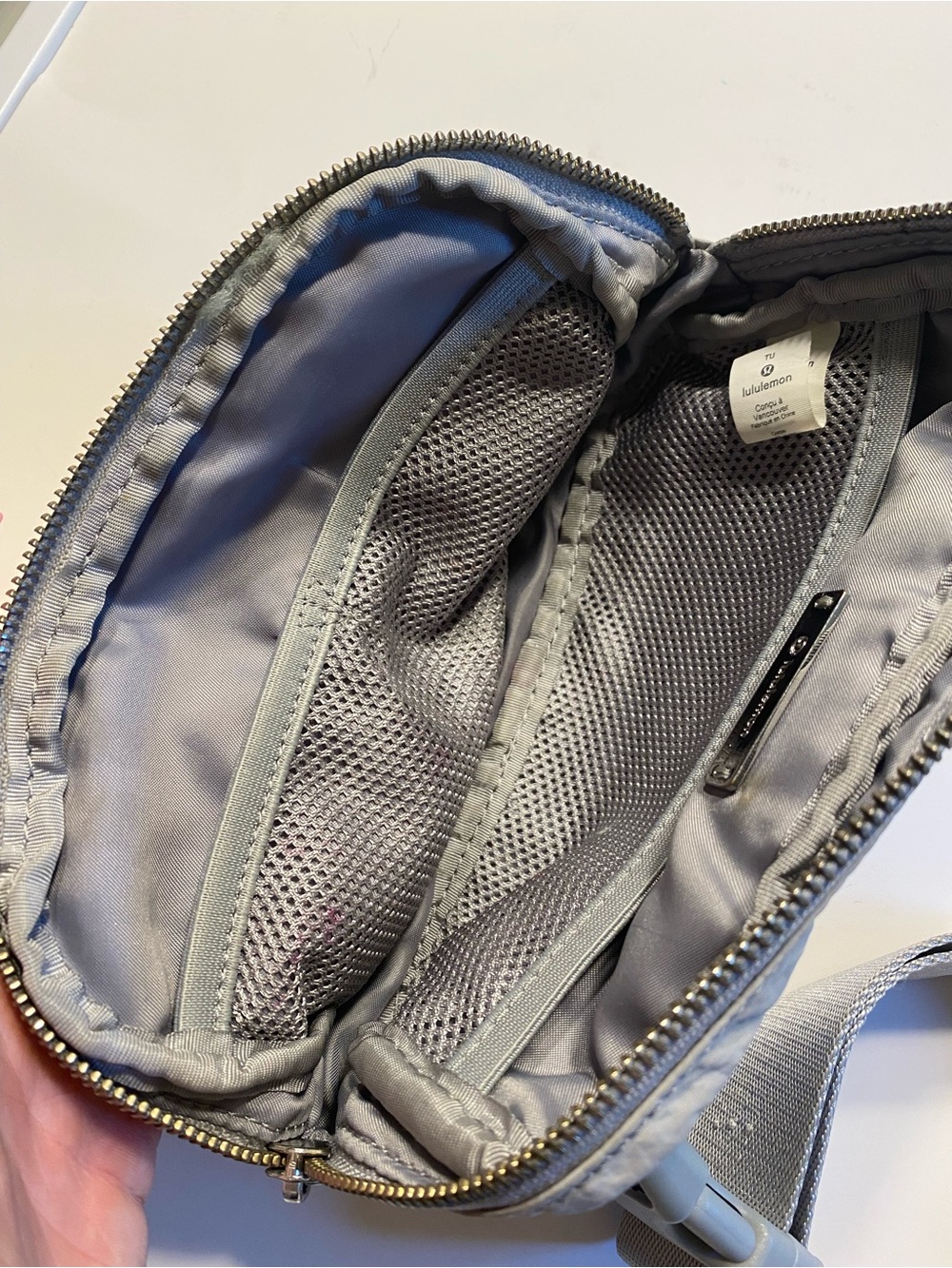 Lululemon grey belt bag
